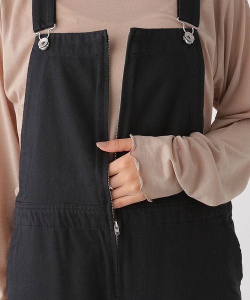 LEPSIM(レプシィム)の「デニムZIPサロペ 908846(サロペット/オーバーオール・レディース・ブラック/ブルー・FREE)」の18枚目の写真