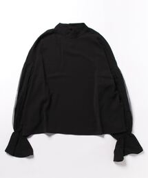 fort point | 【FORT POINT/フォートポイント】カバースリーブ　ハイネック　モックネック　ブラウス　シャツ(シャツ/ブラウス)