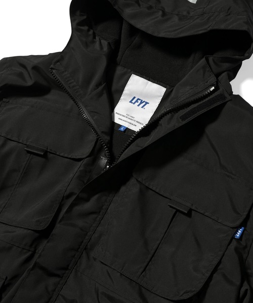 LFYT（エルエフワイティー）の「LFYT ラファイエット [Lafayette] - ミリタリー フィールドパーカー ジャケット [MILITARY FIELD PARKA] LA231007（マウンテンパーカー・メンズ・ブラック/リアルツリーカモ・XXL/L/XL/M）」の7枚目の写真