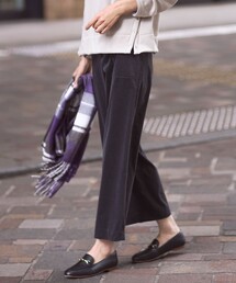 J.PRESS Ladies（J.プレス レディス）の「【洗える・吸水速乾】AIRDUROY LIGHT コーデュロイ ベイカー パンツ（その他パンツ・レディース）」