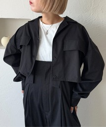 クロップドシャツ【ZOZOTOWN限定アイテム】【SETUP着用可能】