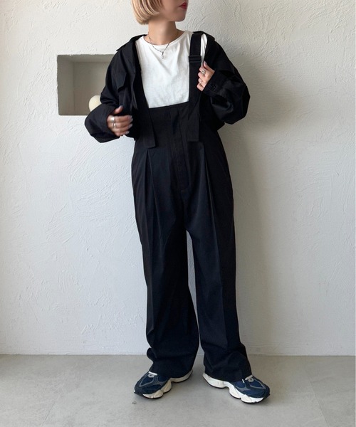 apres jour mignon(アプレジュールミニョン)の「クロップドシャツ【ZOZOTOWN限定アイテム】【SETUP着用可能】(シャツ/ブラウス・レディース・ネイビー/ブラック/チャコールグレー・X-LARGE/フリー)」の8枚目の写真