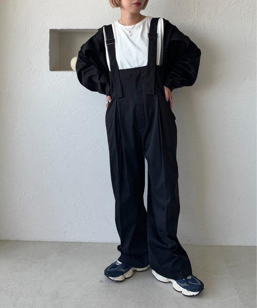 apres jour mignon(アプレジュールミニョン)の「クロップドシャツ【ZOZOTOWN限定アイテム】【SETUP着用可能】(シャツ/ブラウス・レディース・ネイビー/ブラック/チャコールグレー・X-LARGE/フリー)」の10枚目の写真
