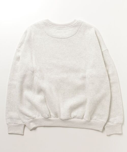 Chick（チック）の「RETRO CREW NECK SWEAT / レトロ柄クルーネックスウェット（スウェット・レディース・ブラック/グレー・FREE）」の4枚目の写真