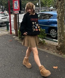 Chick | RETRO CREW NECK SWEAT / レトロ柄クルーネックスウェット(スウェット)