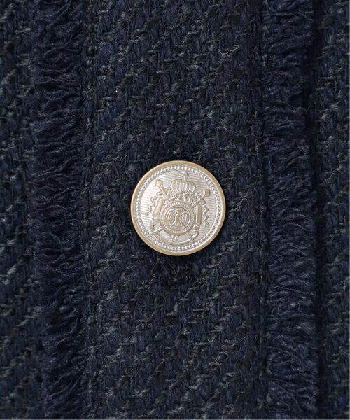 B.C STOCK(ベーセーストック)の「《追加》前開きツイードベスト 2(ベスト・レディース・ベージュ/ネイビー・FREE)」の10枚目の写真