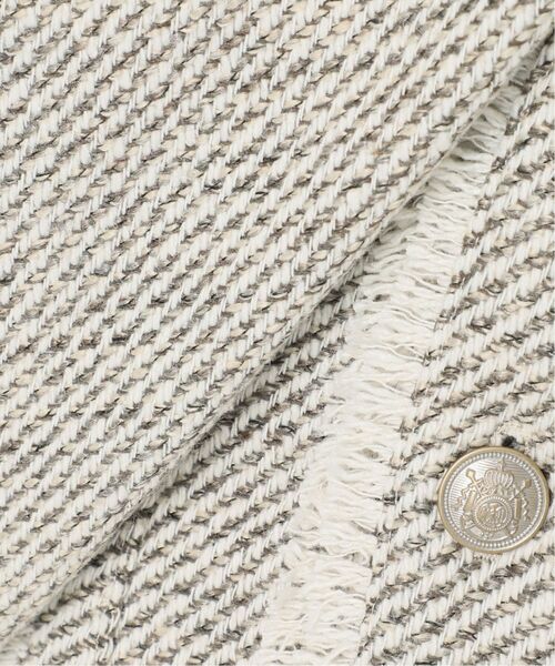 B.C STOCK(ベーセーストック)の「《追加》前開きツイードベスト 2(ベスト・レディース・ベージュ/ネイビー・FREE)」の6枚目の写真