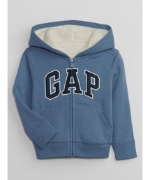 GAP | babyGap GAPロゴ ボア ジップアップパーカー(パーカー)