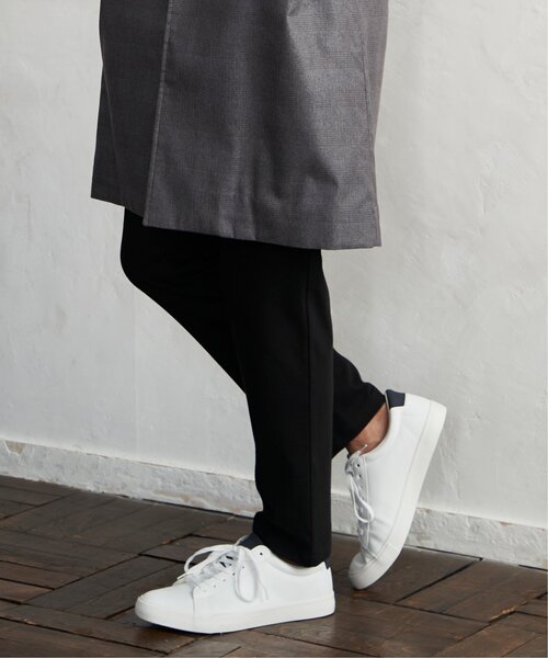ikka（イッカ）の「レザータッチコートスニーカー（スニーカー・メンズ・ブラック/ホワイト・M/L/XL）」の2枚目の写真