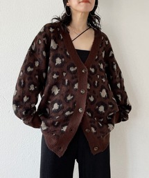 SHOUBU CARDIGAN / レオパード勝負カーディガン