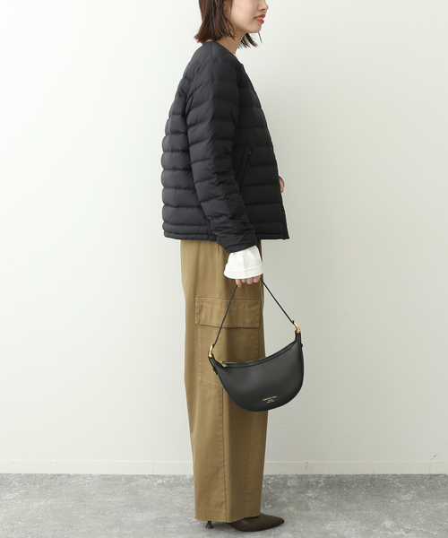 SLOBE IENA(スローブイエナ)の「【DANTON/ダントン】 INNER ダウン(ブルゾン・レディース・アイボリー/ブラック・FREE)」の5枚目の写真