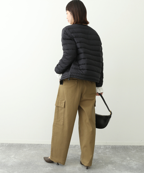 SLOBE IENA(スローブイエナ)の「【DANTON/ダントン】 INNER ダウン(ブルゾン・レディース・アイボリー/ブラック・FREE)」の6枚目の写真