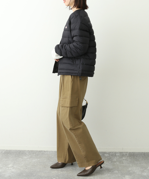 SLOBE IENA(スローブイエナ)の「【DANTON/ダントン】 INNER ダウン(ブルゾン・レディース・アイボリー/ブラック・FREE)」の7枚目の写真