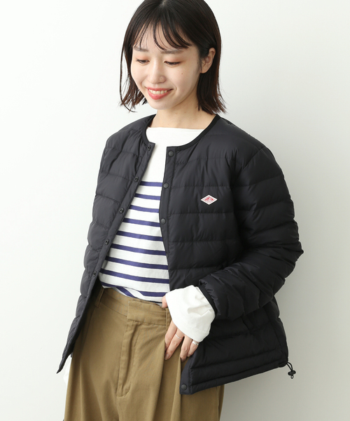 SLOBE IENA(スローブイエナ)の「【DANTON/ダントン】 INNER ダウン(ブルゾン・レディース・アイボリー/ブラック・FREE)」の9枚目の写真