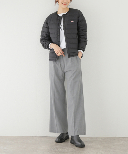 SLOBE IENA(スローブイエナ)の「【DANTON/ダントン】 INNER ダウン(ブルゾン・レディース・アイボリー/ブラック・FREE)」の11枚目の写真