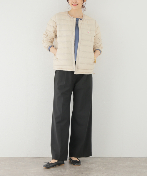 SLOBE IENA(スローブイエナ)の「【DANTON/ダントン】 INNER ダウン(ブルゾン・レディース・アイボリー/ブラック・FREE)」の17枚目の写真