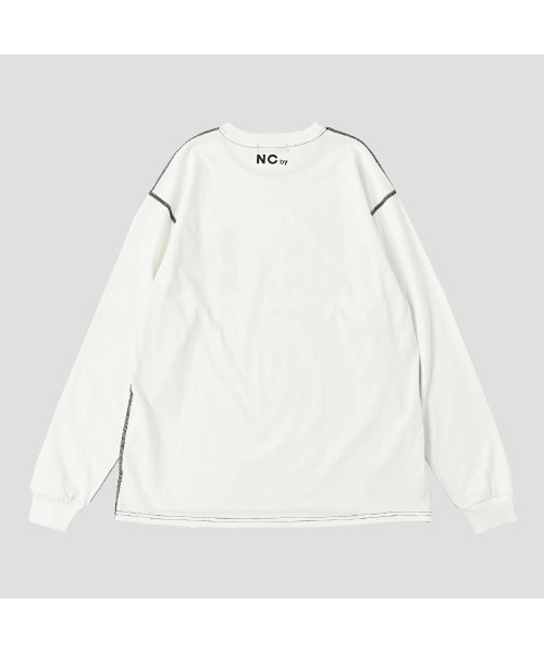 NO COFFEE(ノーコーヒー)の「"N"ロゴプリント L/S Tee(Tシャツ/カットソー・メンズ・ダークグリーン/ネイビー/ブラック/ホワイト・MEDIUM/X-LARGE/LARGE)」の5枚目の写真