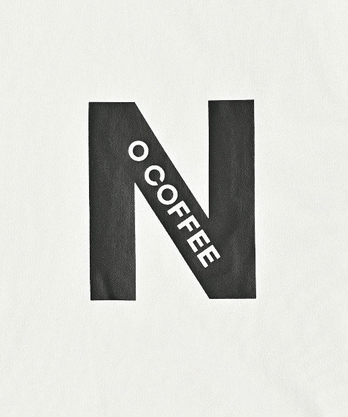 NO COFFEE(ノーコーヒー)の「"N"ロゴプリント L/S Tee(Tシャツ/カットソー・メンズ・ダークグリーン/ネイビー/ブラック/ホワイト・MEDIUM/X-LARGE/LARGE)」の6枚目の写真