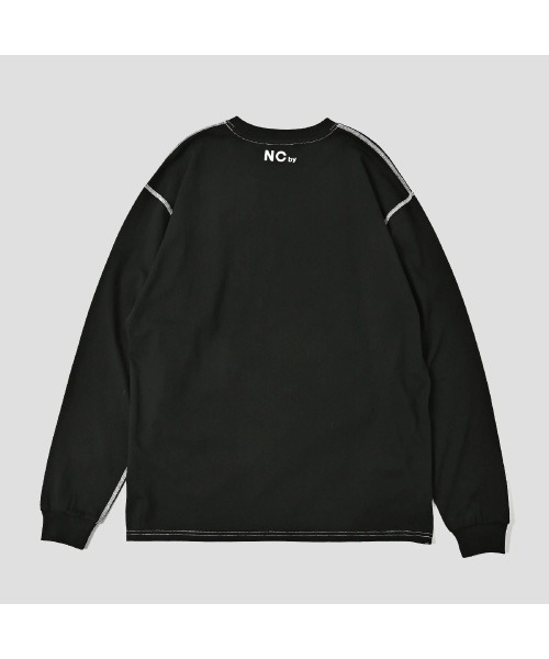 NO COFFEE(ノーコーヒー)の「"N"ロゴプリント L/S Tee(Tシャツ/カットソー・メンズ・ダークグリーン/ネイビー/ブラック/ホワイト・MEDIUM/X-LARGE/LARGE)」の9枚目の写真