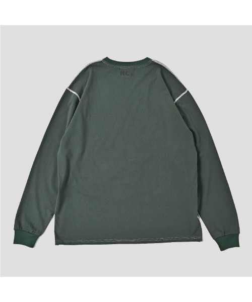 NO COFFEE(ノーコーヒー)の「"N"ロゴプリント L/S Tee(Tシャツ/カットソー・メンズ・ダークグリーン/ネイビー/ブラック/ホワイト・MEDIUM/X-LARGE/LARGE)」の13枚目の写真