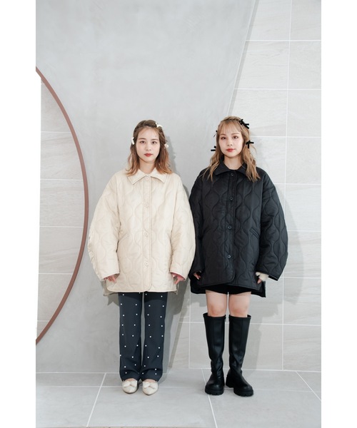 JUMELLE（ジュメロ）の「【低身長】【洗濯可】pearl straight slacks（スラックス・レディース・ピンク/グレー・MEDIUM/SMALL）」の11枚目の写真