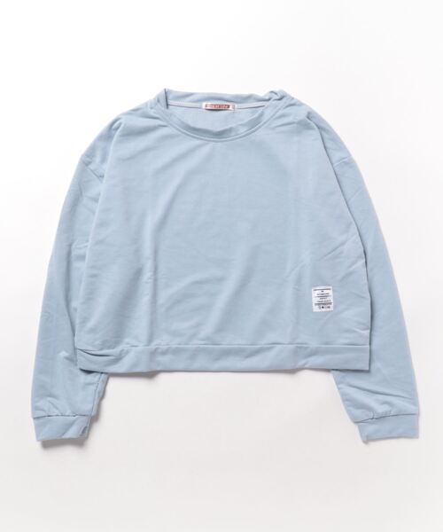 NinaetLina（ニナエリナ）の「クロップド丈長袖カットソー（Tシャツ/カットソー・レディース・ブルー/ベージュ/ブラック・XL/L/M）」の11枚目の写真