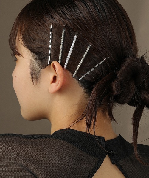 FRANCE パール ヘアピン HARE｜パールヘアピン4セット | Rakuten Fashion(楽天