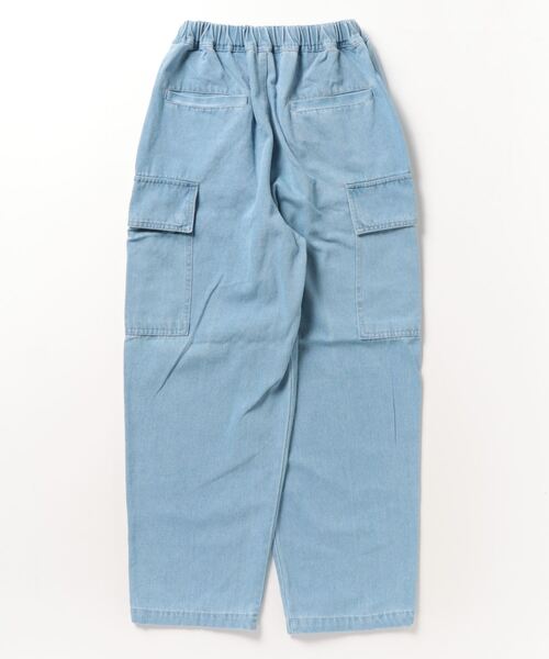 ADMIX/ATELIER SAB MEN（アドミックスアトリエサブメン）の「2way ワイドデニム イージーカーゴパンツ / 裾ドローコード（カーゴパンツ・メンズ・ブラック系/サックスブルー/ブラック系その他・L/M）」の4枚目の写真