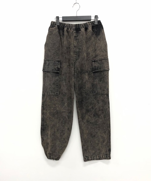 ADMIX/ATELIER SAB MEN（アドミックスアトリエサブメン）の「2way ワイドデニム イージーカーゴパンツ / 裾ドローコード（カーゴパンツ・メンズ・ブラック系/サックスブルー/ブラック系その他・L/M）」の19枚目の写真