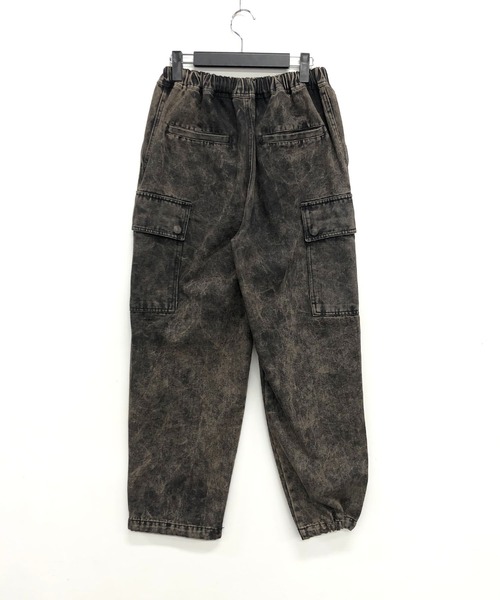 ADMIX/ATELIER SAB MEN（アドミックスアトリエサブメン）の「2way ワイドデニム イージーカーゴパンツ / 裾ドローコード（カーゴパンツ・メンズ・ブラック系/サックスブルー/ブラック系その他・L/M）」の20枚目の写真