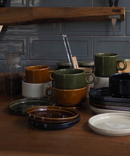 TIMELESS COMFORT（タイムレスコンフォート）の「Smith（スミス）脚付きスタッキングスープマグ（グラス/マグカップ/タンブラー・レディース・ネイビー/ブラウン/ホワイト/グリーン・ONE SIZE）」の15枚目の写真