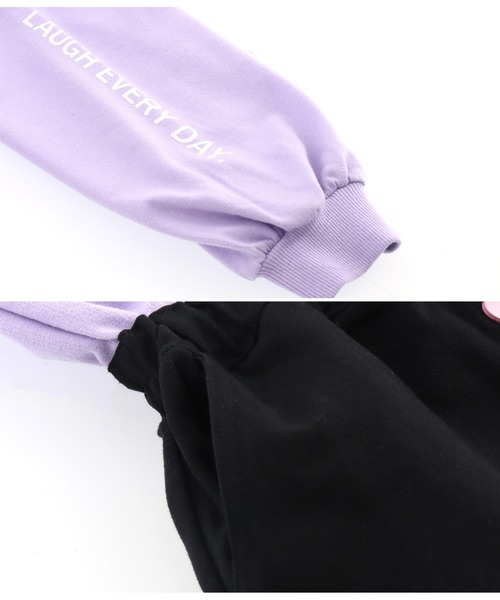 ANAP kids（アナップキッズ）の「もこもこ刺繍ドッキングワンピース（ワンピース・キッズ・ラベンダー/ホワイト・110cm/130cm/120cm/100cm）」の11枚目の写真