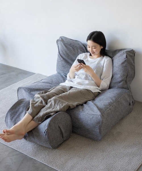 東京家具（トウキョウカグ）の「ソファ使いできる 布団収納ケース 3点セット（収納グッズ・レディース・グレー/アイボリー・FREE）」の16枚目の写真