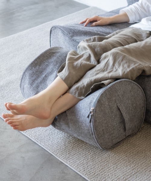 東京家具（トウキョウカグ）の「ソファ使いできる 布団収納ケース 3点セット（収納グッズ・レディース・グレー/アイボリー・FREE）」の14枚目の写真