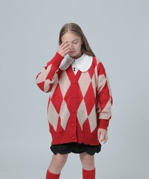 LOWRYS FARM | ダイアガラＢＩＧカーディガン　 984770(カーディガン/ボレロ)