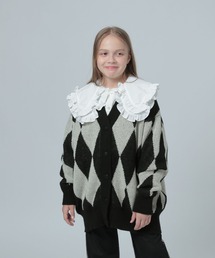 LOWRYS FARM | ダイアガラＢＩＧカーディガン　 984770(カーディガン/ボレロ)