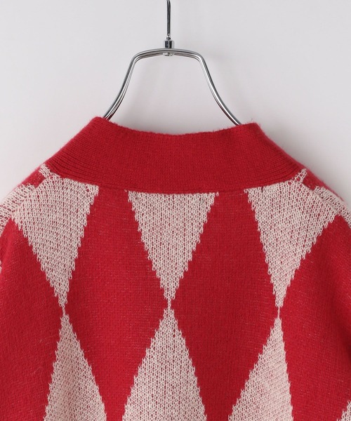 LOWRYS FARM（ローリーズファーム）の「ダイアガラＢＩＧカーディガン　 984770（カーディガン/ボレロ・キッズ・ブラック/レッド・FREE）」の17枚目の写真