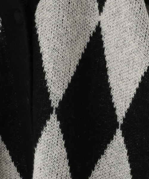 LOWRYS FARM（ローリーズファーム）の「ダイアガラＢＩＧカーディガン　 984770（カーディガン/ボレロ・キッズ・ブラック/レッド・FREE）」の11枚目の写真