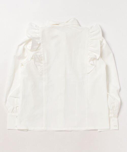 by LOVEiT(バイラビット)の「フリルボウタイブラウス(シャツ/ブラウス・キッズ・オフホワイト・160cm/130cm/120cm/140cm/150cm)」の2枚目の写真