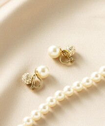 23区（ニジュウサンク）の「【好評につき追加/LEE掲載】2WAY パール イヤリング（イヤリング）」