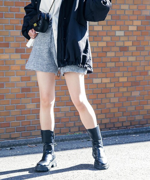 FREE'S MART（フリーズマート）の「リブニットショートパンツ（その他パンツ・レディース・モカ/ベージュ/グレー・FREE）」の7枚目の写真