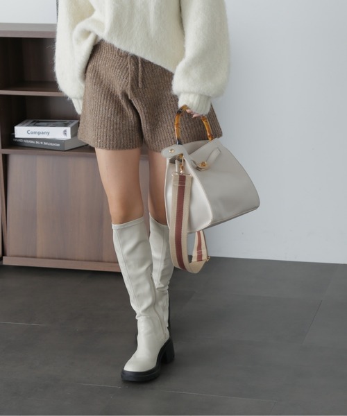 FREE'S MART（フリーズマート）の「リブニットショートパンツ（その他パンツ・レディース・モカ/ベージュ/グレー・FREE）」の13枚目の写真