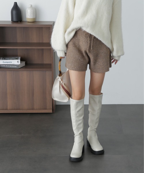 FREE'S MART（フリーズマート）の「リブニットショートパンツ（その他パンツ・レディース・モカ/ベージュ/グレー・FREE）」の14枚目の写真