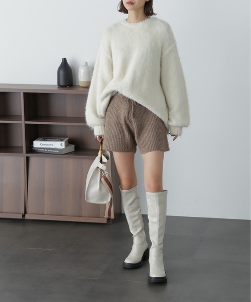 FREE'S MART（フリーズマート）の「リブニットショートパンツ（その他パンツ・レディース・モカ/ベージュ/グレー・FREE）」の15枚目の写真