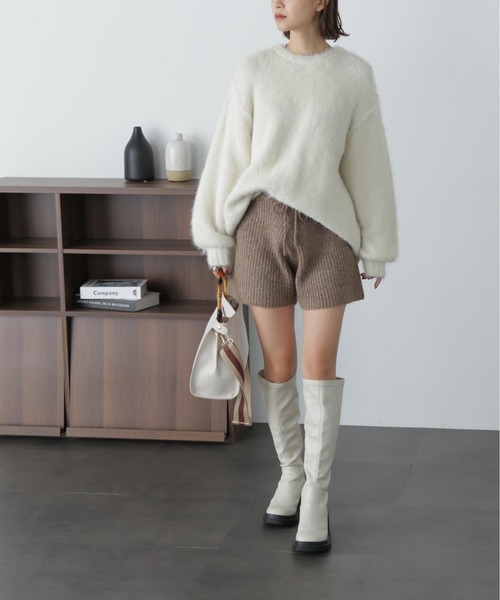 FREE'S MART（フリーズマート）の「リブニットショートパンツ（その他パンツ・レディース・モカ/ベージュ/グレー・FREE）」の16枚目の写真