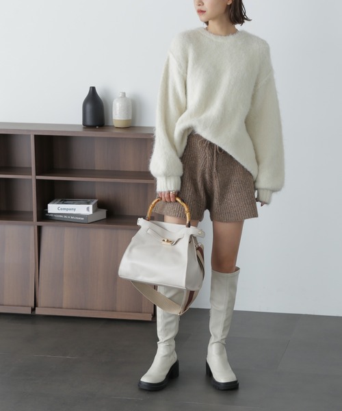 FREE'S MART（フリーズマート）の「リブニットショートパンツ（その他パンツ・レディース・モカ/ベージュ/グレー・FREE）」の17枚目の写真