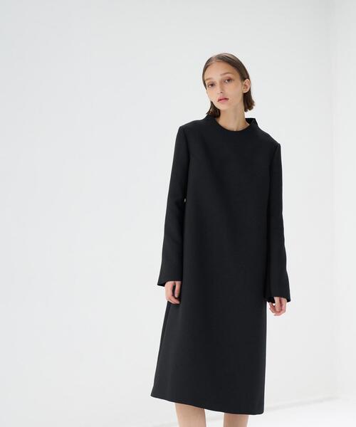 ランバンオンブルー　トリプルクロスAラインワンピース　2way　タグ付き LANVIN en Bleu（ランバンオンブルー）の「トリプルクロスA