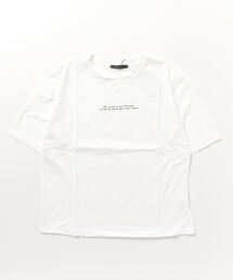 【Bz】 [IZU] シンプルメッセージTシャツ