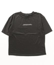 【Bz】 [IZU] シンプルメッセージTシャツ