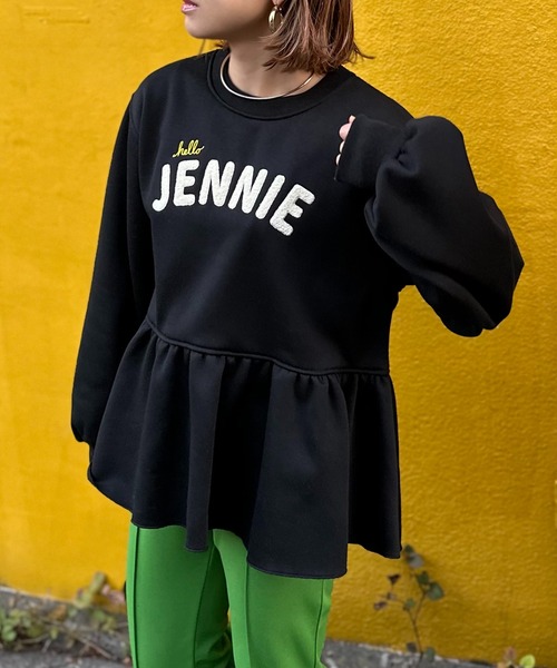 フランシュリッペ　ノーカラーベロア調ジャケット（くまモチーフ） M 黒　新品 フランシュリッペ ノーカラーベロア調ジャケット（くまモチーフ） M 黒